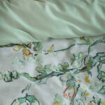 Produktbild fr 'Luxurise Satin-Bettwsche mit van Goghs Mandelblte'