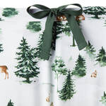 Produktbild fr 'Klassischer Jersey-Pyjama - mit winterlichem Waldmotiv'