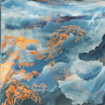 Produktbild f�r 'Japanische Bettw�sche - Satin, Fuji-Motiv, 2 Gr��en'