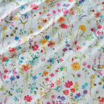 Produktbild f�r 'Janine Blumen-Kissenbezug Flower allover - 100 % Mako-Baumwolle, Blumenmotiv Multicolor, 40/80 cm'