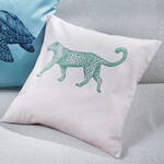 Produktbild f�r 'Elegante Kissenbezug Satin mit Leopard, 40/40 cm'