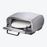 Produktbild fr 'In- und Outdoor Edelstahl-Elektro-Pizzaofen - bis 500 C Backtemperatur'