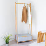 Produktbild fr 'Faltbare Design-Garderobe mit Staufach schafft nachhaltig Ordnung'