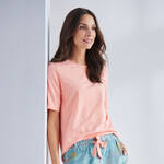 Produktbild fr 'Apricotfarbenes Mix & Match Nachtwsche-Shirt'