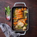 Produktbild fr 'Bche de Chapon - traditioneller franzsischer Kapaun-Braten, 600 g -1,1 kg'