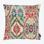 Produktbild fr 'Dekokissenhlle Ikat mit buntem Ethno-Motiv - 60 % Polyester, 40 % Baumwolle 50/50 cm'