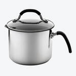 Produktbild fr 'Edelstahl-Kochtopf mit Abgiedeckel -  16 cm, 2,4 l Inhalt'