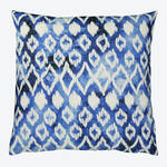 Produktbild f�r 'Elegante Baumwoll-Kissenh�lle in kr�ftigem China-Blau'