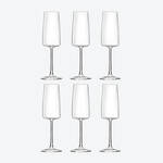 Produktbild fr 'Erstklassige Kristall-Sektglser: Design in reinster Form'