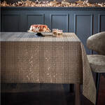 Produktbild fr 'Festlich glitzernde Jacquard-Tischdecke mit Pailletten'