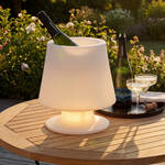 Produktbild f�r 'Flaschenk�hler-Lampe mit LED-Farbwechsel, Akkubetrieb'