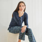 Produktbild fr 'Gepflegte Pyjamahose mit Grafikprint zum Mixen & Matchen, Nachtwsche, Pyjama, Schlafbekleidung, Loungewear, Nachthemd, Schlafan'