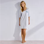 Produktbild f�r 'Gestreiftes Nachthemd mit Liberty-Blumenstoff, Gr��e 36-48'