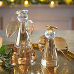 Produktbild f�r 'Handgearbeiteter Kristallglas-Engel mit Facettenschliff'