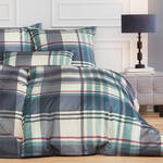 Produktbild fr 'Hochveredelte Baumwoll-Bettwsche mit Tartan Dessin, Bettbezug, Kissenbezug, Bettzeug, Schlafzimmertextilien'