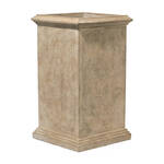 Hoher, quadratischer Pflanzkübel aus robustem, federleichtem Material