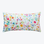 Produktbild f�r 'Janine Blumen-Kissenbezug Flower allover - 100 % Mako-Baumwolle, Blumenmotiv Multicolor, 40/80 cm'