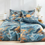 Produktbild f�r 'Japanische Bettw�sche - Satin, Fuji-Motiv, 2 Gr��en'