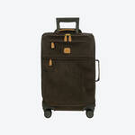 Produktbild fr 'Kabinentrolley Life 40 l -  Wildleder-Optik, Olive, 36 x 23 x 55 cm (B/T/H)'