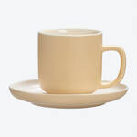 Produktbild fr 'Kaffeetasse mit Untertasse in skandinavischem Design'