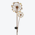 Produktbild fr 'LED-Solar-Pusteblume in schner Rost-Optik'