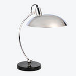 Produktbild fr 'Lambert Tischlampe Seattle- Edelstahl, Fu Schwarz lackiert, 55 cm hoch'
