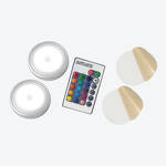 Produktbild fr 'Mobile Mini-LED-Leuchten mit Fernbedienung, Schrankbeleuchtung, batteriebetrieben, LED-Licht'