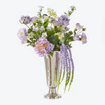Produktbild fr 'Modern gebundenes Bouquet mit fliederfarbenen Blhern, Blumenstrau, Knstliche Blumen'