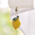 Produktbild f�r 'Poids de nappe r�sistants au vent, design citron - lot de 4'