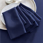 Produktbild f�r 'Serviettes unies avec traitement anti-taches - 40 x 40 cm'