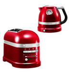 Produktbild fr 'Set: KitchenAid 4-Scheiben-Toaster und Doppelwand-Wasserkocher mit Temperaturvorwahl'