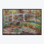 Produktbild fr 'Stilvolle Sauberlaufmatte mit Motiv von Claude Monet'