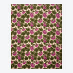 Produktbild fr 'Wrmende Walk-Wolldecke mit Blumen-Relief-Motiv'