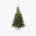 Produktbild fr 'Wiederverwendbarer LED-Weihnachtsbaum - nachgebildete Edeltanne mit 400, 600 oder 800 LEDs'