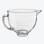 Produktbild fr 'Zubehr KitchenAid Kchenmaschine: Skalierte Glas-Rhrschssel mit Silikondeckel'