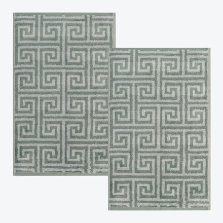 Produktbild f�r '�Handt�cher M�ander-Design, 100 % Baumwolle, 3 Gr��en, 5 Farbe'