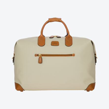 Produktbild fr ' Elegante Reisetasche 28 l - mit Lederbesatz, 43 x 19 x 28 cm (B/T/H)'