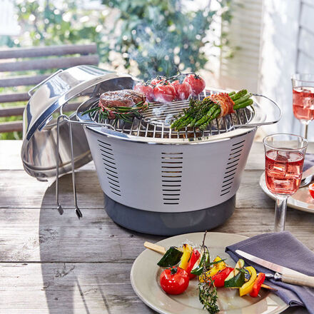 Produktbild fr '  Holzkohle Tischgrill erreicht 250 C in 5 Minuten'
