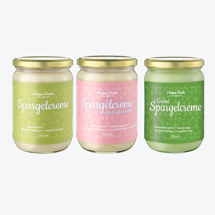 Produktbild f�r ' Probier-Set:  Feinste Spargelsuppen, 3 x 500 ml'