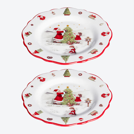 2er Set Dessertteller