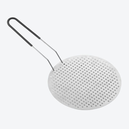 Hagen Grote Frittiereinsatz - Edelstahl, Ø 24 cm, für Pfannen ab 26 cm, fettarm frittieren, abnehmbarer Griff, hitzebeständig, spülmaschinenfest