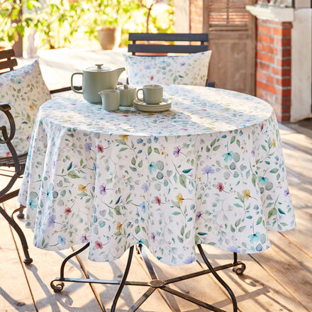 Viola Tischdecke, Ø 170 cm, Matelasse, 100% CO, Feinwäsche 40 °C