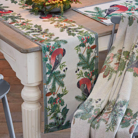 Tischläufer Dompfaff, 35 x 120 cm