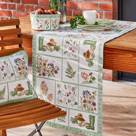 Tischläufer Gärtner-Gobelin, 49 x 143 cm