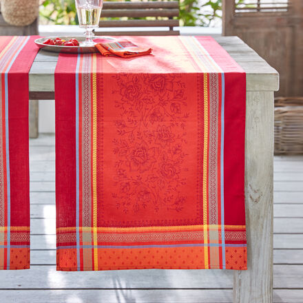 Tischläufer Roter Sommer, beschichtet, 50 x 160 cm