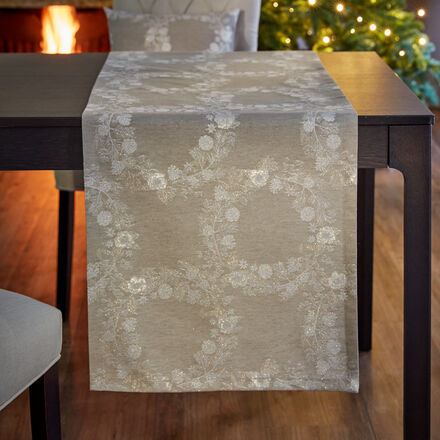 Tischläufer Kranz, 50 x 140 cm