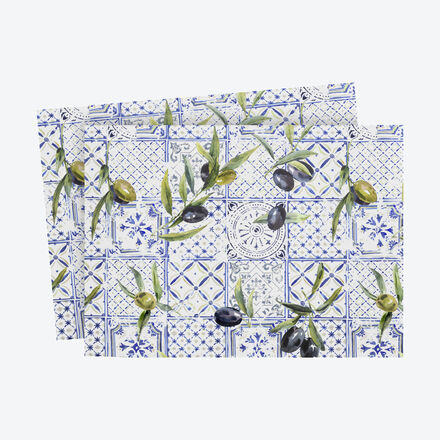 Tischset Oliven, 2 Stück, 35 x 48 cm
