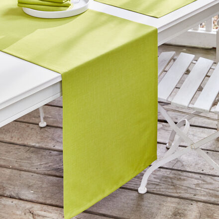 Tischläufer Uni-Fleckgeschützt, 50 x 140 cm, hellgrün