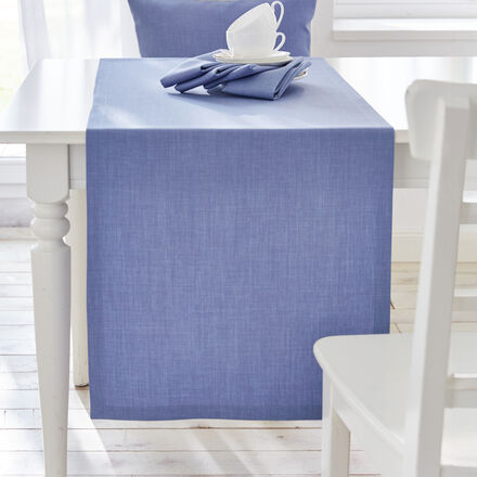 Tischläufer Uni-Fleckgeschützt, 50 x 140 cm, hellblau