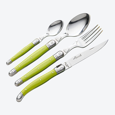Laguiole Besteck grün, 4-tlg
